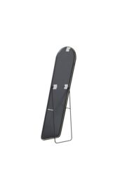Living and Home 40x150cm Black Arched Metal Full Length Mirror with Floor Stand & Wall Mount - Size: 40x150 cm - thumbnail 6