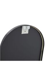 Living and Home 40x150cm Black Arched Metal Full Length Mirror with Floor Stand & Wall Mount - Size: 40x150 cm - thumbnail 7