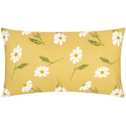 Wylder Daisies Floral Reversible Water & UV Resistant Outdoor Cushion in Yellow - Size: 30 cm x 50 cm - thumbnail 3