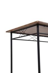 Living and Home Dining Table and Chair Set in Brown - thumbnail 7