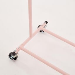 House of Home Heavy Duty Pink Clothes Rail Adjustable Width Height - thumbnail 6