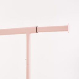 House of Home Heavy Duty Pink Clothes Rail Adjustable Width Height - thumbnail 8