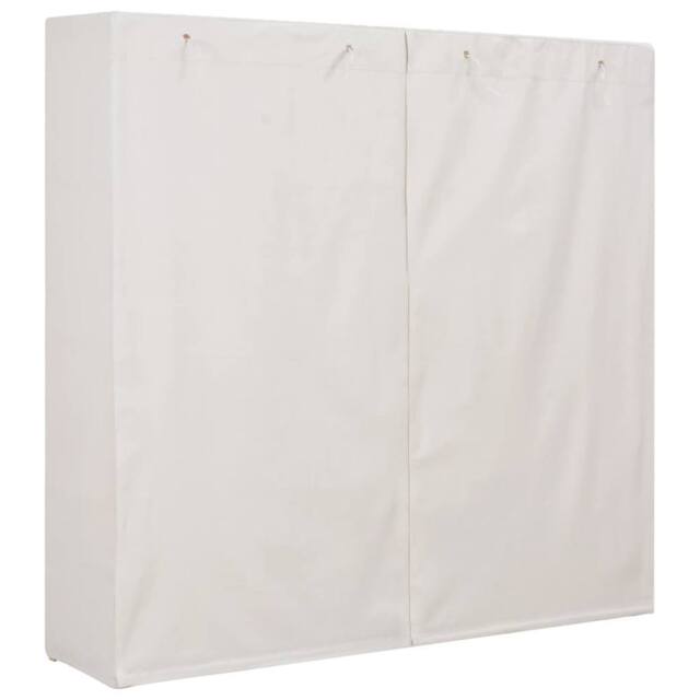 Berkfield Home Wardrobe White 173x40x170 cm Fabric - Size: 173 x 40 x 170 cm - image 1
