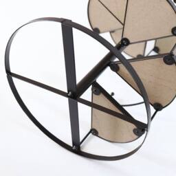 Kelvenix 8 Tiers Spiral Staircase Plant Stand Metal Flower Pot in Black - Size: 0.6m2 - thumbnail 2
