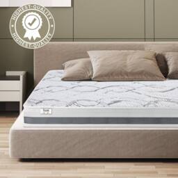 The White Stone Medium-Firmness Orthopedic Mattress, 20 cm - 85 x 195 cm in White - Size: EU Single - thumbnail 4