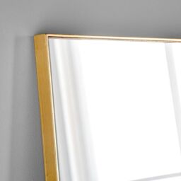 Yearn Mirrors Large Full Length Minimal Mirror In Gold 180X90CM - Size: 180X90 cm - thumbnail 2