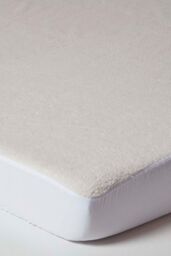 Homescapes Deep Fitted Fleece Underblanket in White - Size: Small Double - thumbnail 1