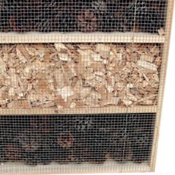 Berkfield Home Insect Hotel XXL 45.5 x 15 x 99 cm in Brown - thumbnail 5