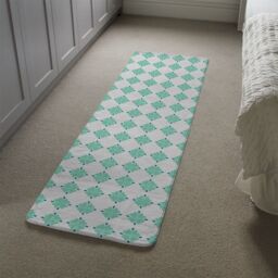 Benjamin Tate Design Green Uncommon Boho Chic Summer Design Runner Rug in Natural - Size: 67 cm x 230 cm - thumbnail 4