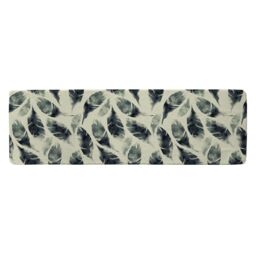 Benjamin Tate Design Feathers Fantastic Birds Seamless Pattern Runner Rug in Natural - Size: 67 cm x 230 cm - thumbnail 1