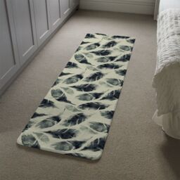 Benjamin Tate Design Feathers Fantastic Birds Seamless Pattern Runner Rug in Natural - Size: 67 cm x 230 cm - thumbnail 4
