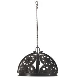 Berkfield Home Industrial Ceiling Lamp in Chain Wheel Design 45 cm E27 in Black - thumbnail 3