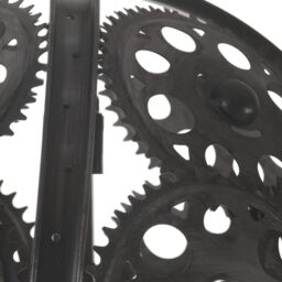 Berkfield Home Industrial Ceiling Lamp in Chain Wheel Design 45 cm E27 in Black - thumbnail 6