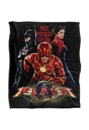 Warner Brothers The Flash (2023) Officially Licensed Silky Touch Super Soft Throw Blanket 152 x 127 cm in White - thumbnail 1