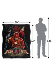 Warner Brothers The Flash (2023) Officially Licensed Silky Touch Super Soft Throw Blanket 152 x 127 cm in White - thumbnail 5