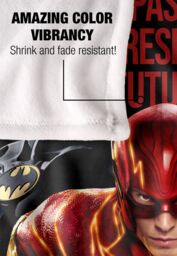 Warner Brothers The Flash (2023) Officially Licensed Silky Touch Super Soft Throw Blanket 152 x 127 cm in White - thumbnail 4