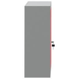 Berkfield Home Tool Cabinet Wall-Mounted Red 50x20x55 cm Steel - Size: 50 x 20 x 55 cm - thumbnail 8