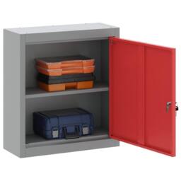 Berkfield Home Tool Cabinet Wall-Mounted Red 50x20x55 cm Steel - Size: 50 x 20 x 55 cm - thumbnail 3