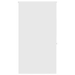 Berkfield Home Shower Roller Blind 120x240 cm Fabric Width 116 cm in White - thumbnail 1