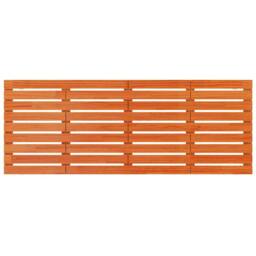Berkfield Home Wall Headboard 166x3x63 cm Solid Wood Pine in Tan - Size: 166 x 3 x 63 cm - thumbnail 4