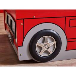 Cheshire Ruby Bus Bunk Bed - Single (90cm) in Red - thumbnail 7