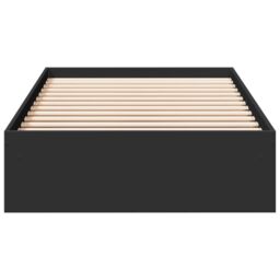 Berkfield Home Bed Frame with Drawers without Mattress Black 90x190 cm Single - thumbnail 4