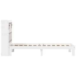 Berkfield Home Bookcase Bed without Mattress White 75x190cm Solid Wood Pine - Size: 75x190 cm - thumbnail 5