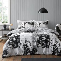 GAVENO CAVAILIA Jedda Printed Duvet Cover in Grey - Size: King - thumbnail 1
