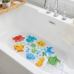 Garden Greatness Sea Animals Non-Slip Bath Mat in Clear - thumbnail 2