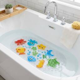 Garden Greatness Sea Animals Non-Slip Bath Mat in Clear - thumbnail 1