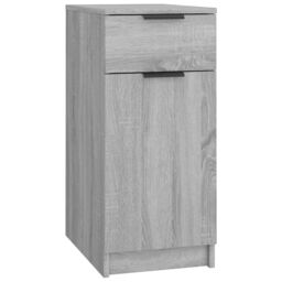 Berkfield Home Desk Cabinet Grey Sonoma 33.5x50x75 cm Engineered Wood - thumbnail 2