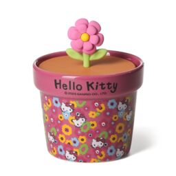 Hello Kitty Spring Candle Pot - Rose & Cherry Blossom Scent, Reusable in Purple - Size: Medium - thumbnail 4