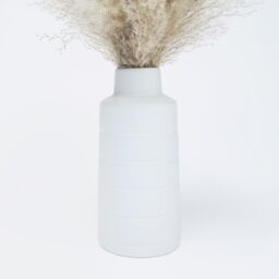 OHS Pampas Grass Faux Fluffy in Vase Artificial Natural Style Plant Decorative Home in Green - thumbnail 6