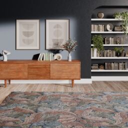Kukoon Green Distressed Soft Washable & Liquid Repellent Living Room Area Rug in Pale Green - Size: 80 cm x 300 cm - thumbnail 4