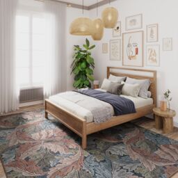 Kukoon Green Distressed Soft Washable & Liquid Repellent Living Room Area Rug in Pale Green - Size: 80 cm x 300 cm - thumbnail 3