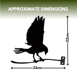Marco Paul Metal Decorative Black Tree Animal Art - thumbnail 5