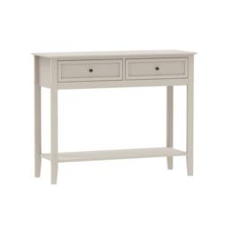 Melody Maison Large 2 Drawer Sideboard Console Table - Rowley Pale Cream Range - thumbnail 1