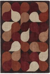 The Rug Shop UK Brown Handmade Modern Abstract Pet Easy To Clean Area Rug - Size: 200 cm x 290 cm - thumbnail 1