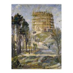 Artery8 Water Tower in Hermsdorf Landscape Beckmann Framed Wall Art Print - Size: A4 - thumbnail 3
