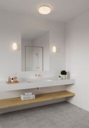 Nordlux Foam Wall Light White Plastic Bathroom E27 IP44 Mains - thumbnail 3