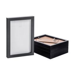 "Nicola Spring Photo Frames - A5 (6"" x 8"") - Pack of 5 in Black" - thumbnail 1