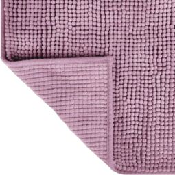 Allure Bath Fashions Chenille Bobble Bath Mat 50 x 80cm - Super Soft Microfibre & Non-Slip in Lilac - Size: 50 x 80 cm - thumbnail 4