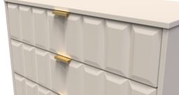 Ready Assembled 2 U Metro 3 Drawer Chest (Ready Assembled) in Light Brown - thumbnail 4