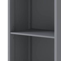 Levede Tall Bathroom Cabinet Freestanding Slim Bathroom Storage Cupboard Unit in Grey - thumbnail 6