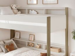 Noomi Bodie Wooden Bunk Bed in Light Oak - Size: EU Single - thumbnail 6