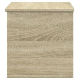 Berkfield Home Storage Box Sonoma Oak 60x35x35 cm Engineered Wood in Brown - Size: 60 x 35 x 35 cm - thumbnail 5