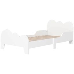 STILVORA Junior Bed Frame with Safety Rails & White Finish - Size: Cot Bed - thumbnail 5
