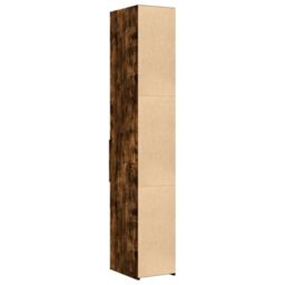 Berkfield Home Highboard Smoked Oak 30x42.5x185 cm Engineered Wood in Brown - thumbnail 6
