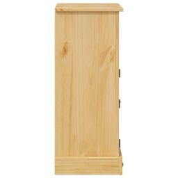 Berkfield Home Bathroom Cabinet Corona 70x33x80 cm Solid Wood Pine in Brown - Size: 70 x 33 x 80 cm - thumbnail 6