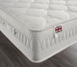 "Somnior Star Pocket Cooltouch Quilted Memory & Reflex Foam Mattress 28cm/11"" in White - Size: Double" - thumbnail 1